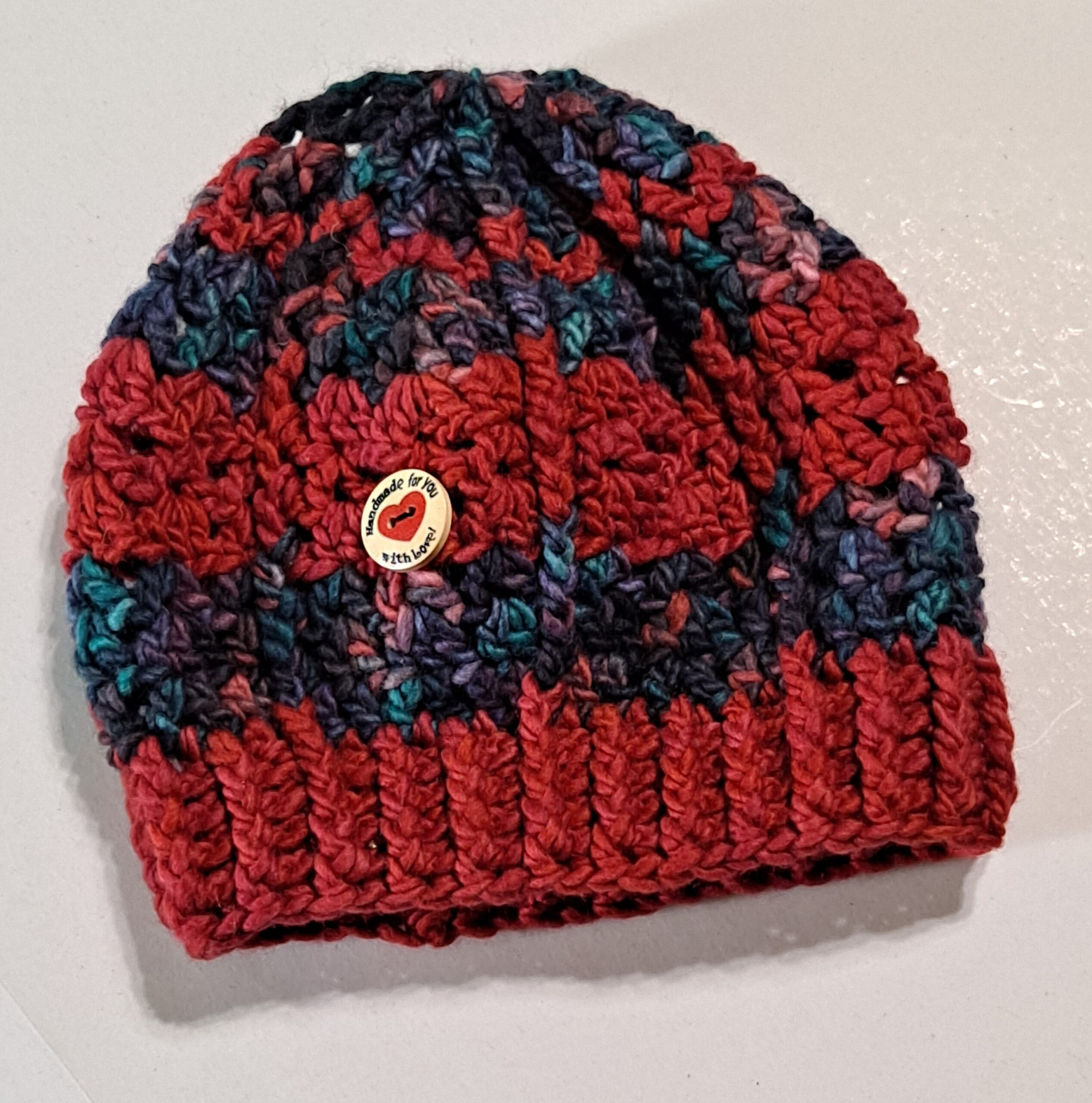 Red and BlueToddler Beanie
