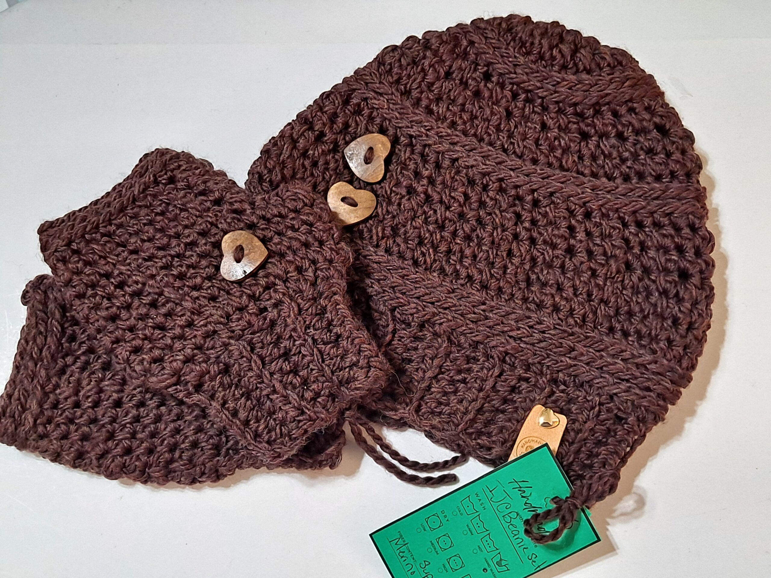 Beanie Set (w/ Fingerless Mitts)