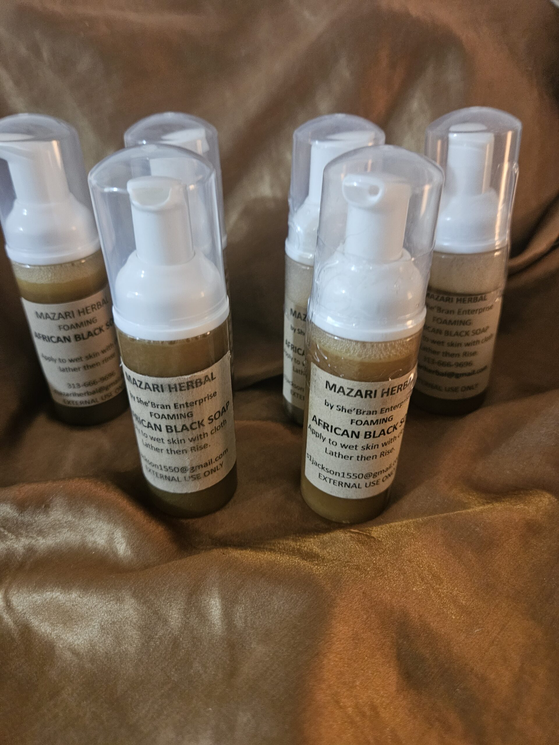African Black Foaming Soap