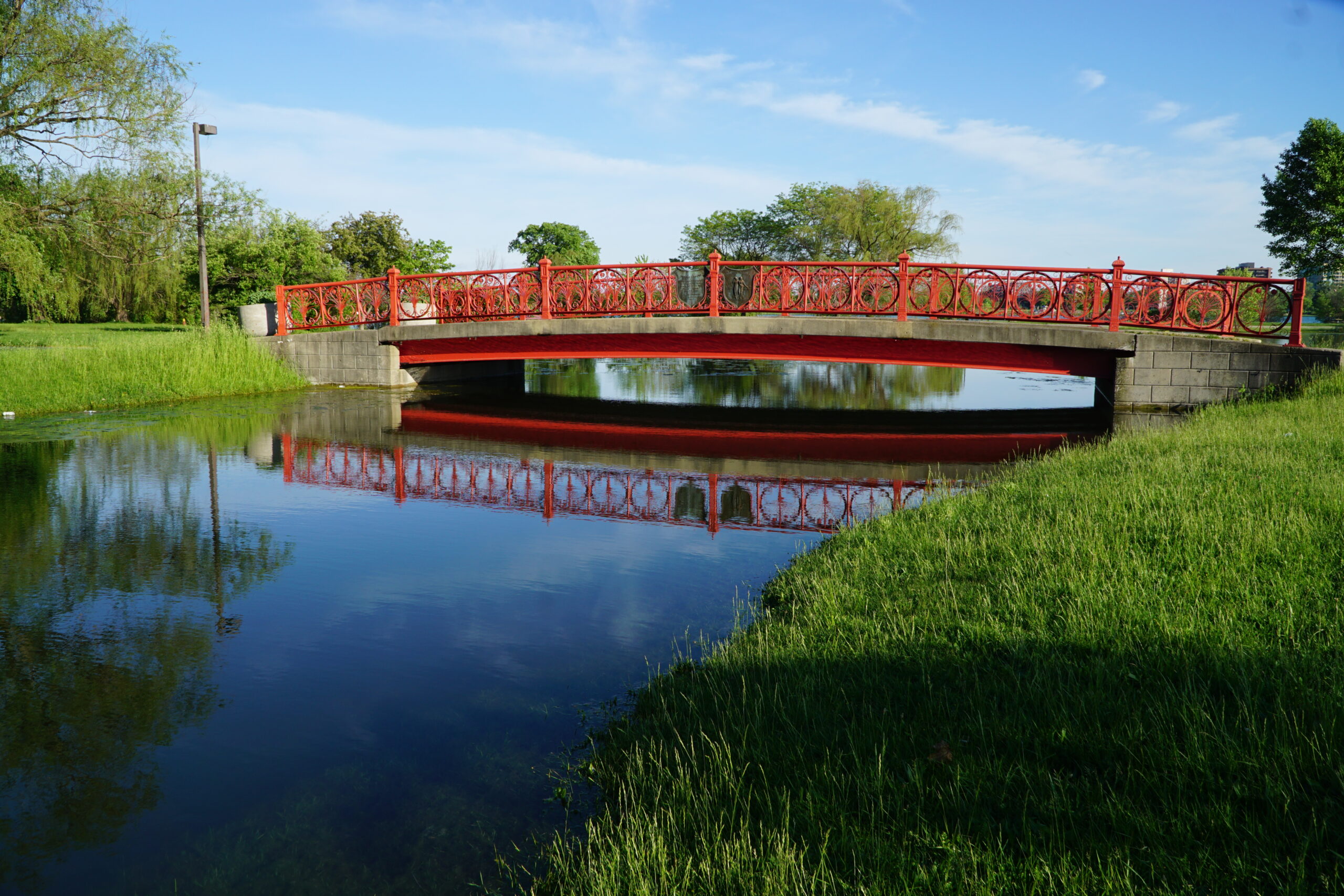 Belle Isle Red Bridge