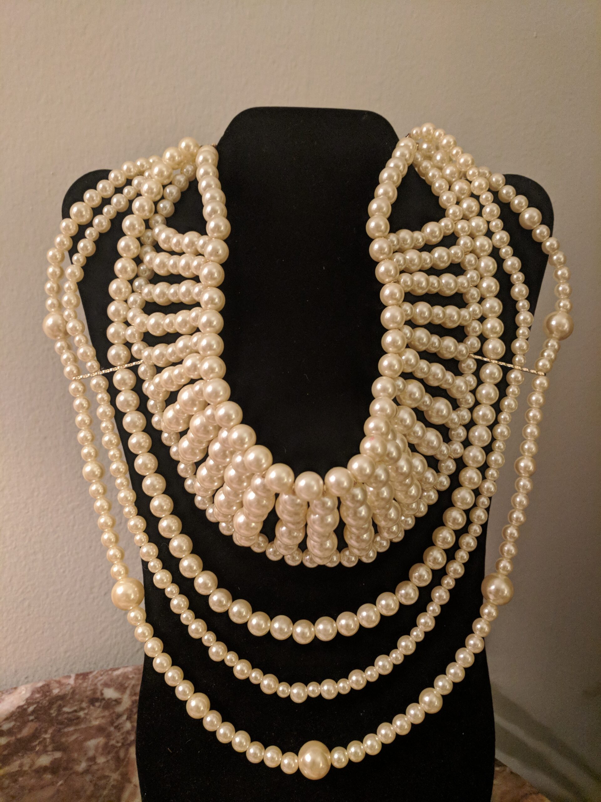 Wearable Art - Pearl Necklace