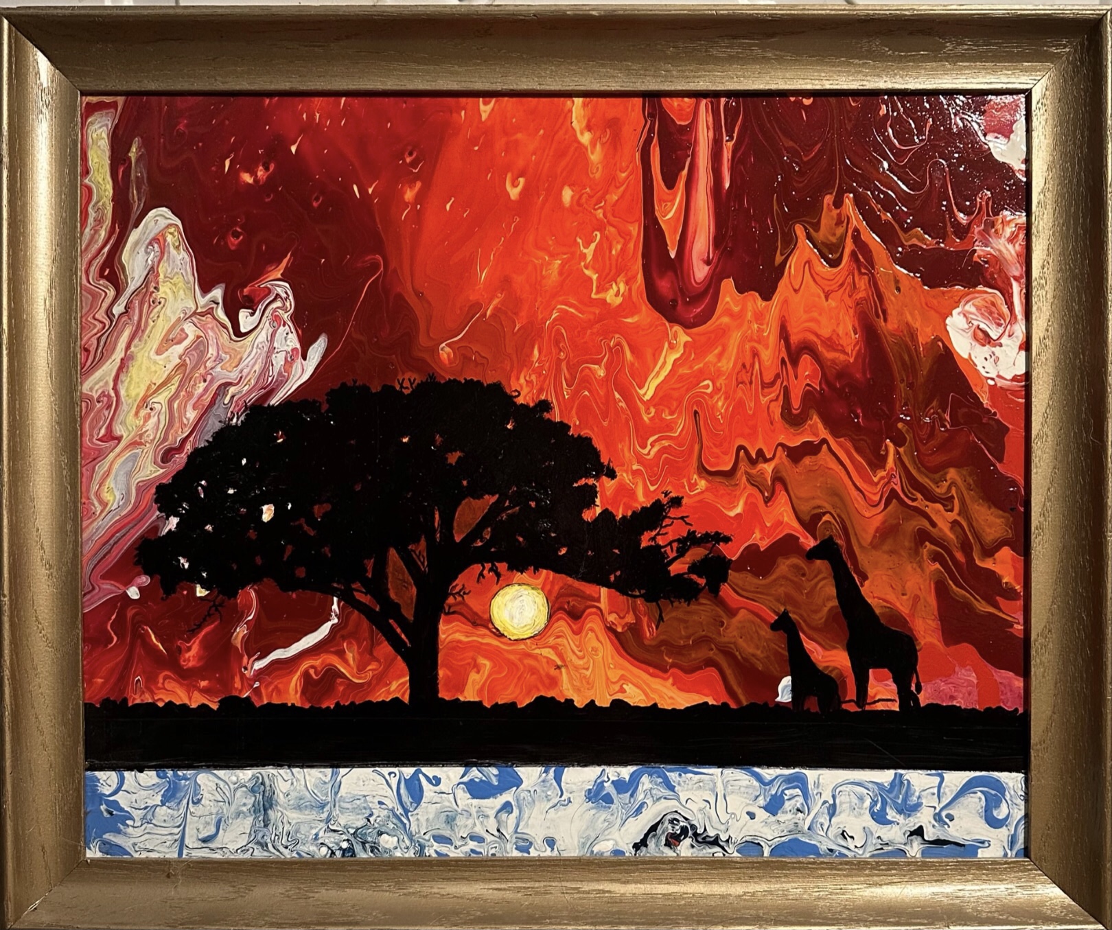 Sunset over Serengeti