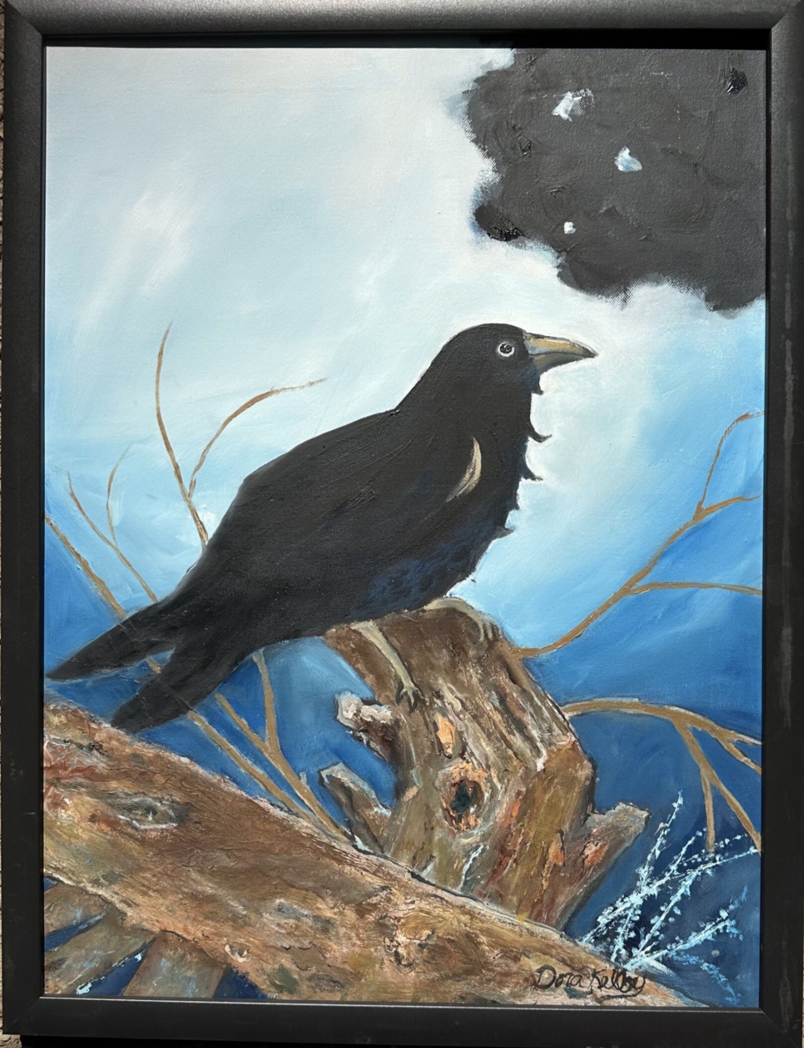 Crow in a tree