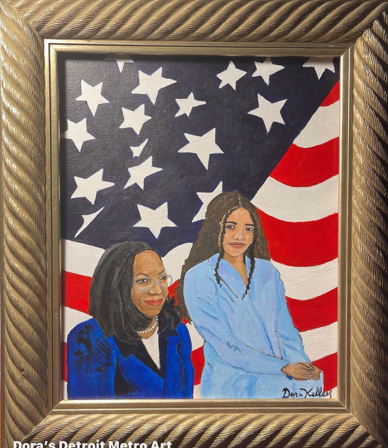 Katange Jackson Brown and her daughter/That special moment