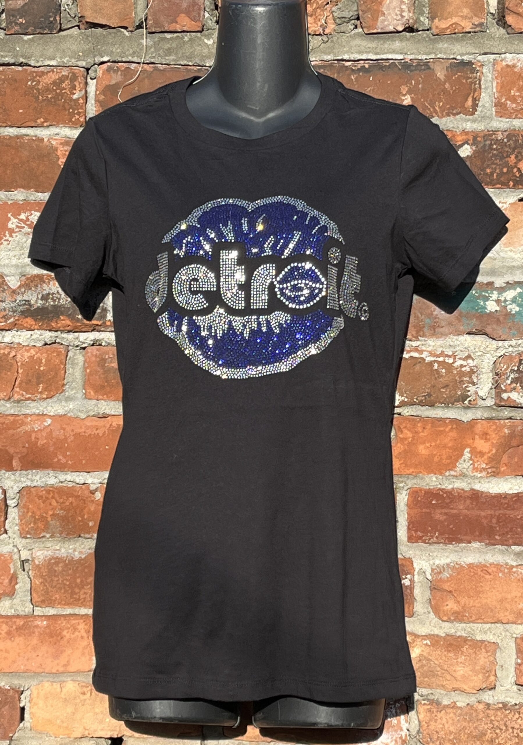 Detroit Blue Kiss Lip Tee
