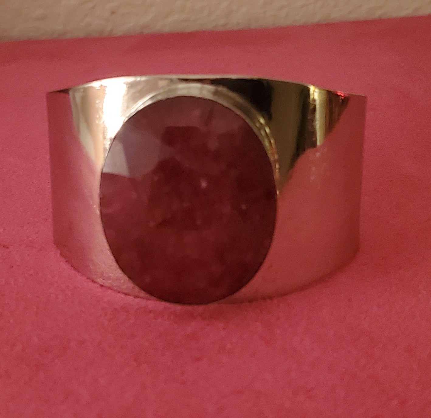 Rubies and Silver Cuff
