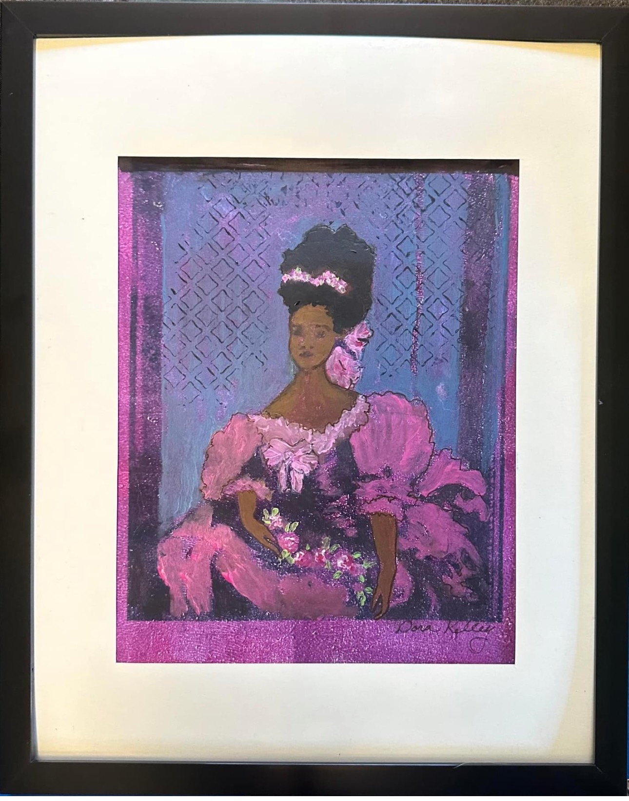 “Pretty in Pink”  Monoprint