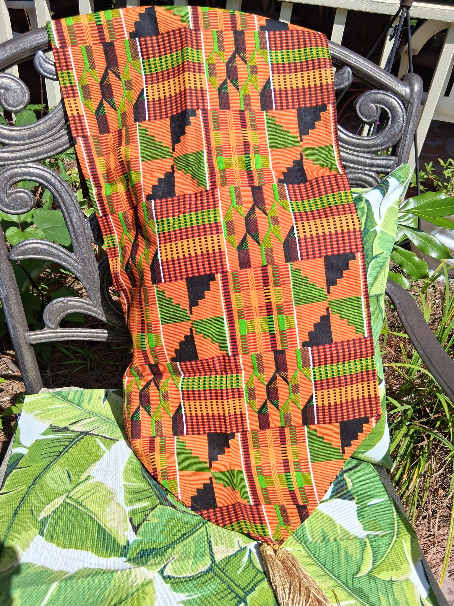 Kente Cloth Table Runner - 6'